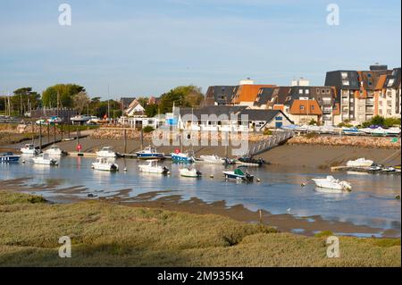 Frankreich, Calvados (14), Cabourg, La taucht Flussmündung bei Ebbe Stockfoto