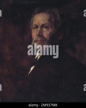 Self Portrait Eastman Johnson (Amerikanisch, 1824-1906). Selbstporträt, ca. 1890. Öl auf Leinwand, 24 x 19 15/16 Zoll (60,9 x 50,7 cm). Amerikanische Kunst ca. 1890 Stockfoto