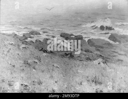 Cranberry Island Fog Allen Tucker (Amerikanisch, 1866-1939). , 1906. Öl auf Segeltuch, 25 3/16 x 33 15/16 Zoll (64 x 86,2 cm). Amerikanische Kunst 1906 Stockfoto