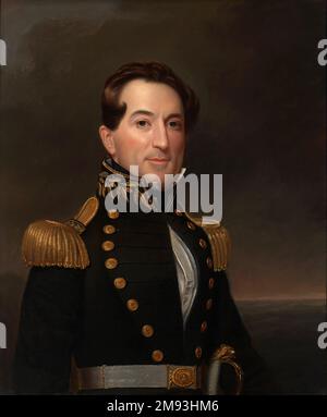 Admiral David Glasgow Farragut, der während des Amerikanischen Bürgerkriegs Flaggenoffizier und Vizeadmiral der US-Marine war Stockfoto