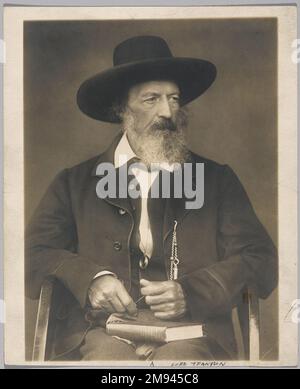 Lord Tennyson Herbert Barraud (britisch, aktiv 1888-1891). Lord Tennyson, n. d. Foto: Gelatine Silver, 8 1/2 x 6 1/2 cm (21,6 x 16,5 cm). Photography n.d. Stockfoto