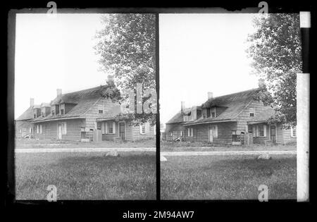 Bergen House, Front, Bergen Beach, Flatlands, Brooklyn Daniel Berry Austin (Amerikaner, geb. 1863, aktiv 1899-1909). , Ca. 1899-1909. Trockenplatte aus Silber-Gelatine-Glas negativ ca. 1899-1909 Stockfoto