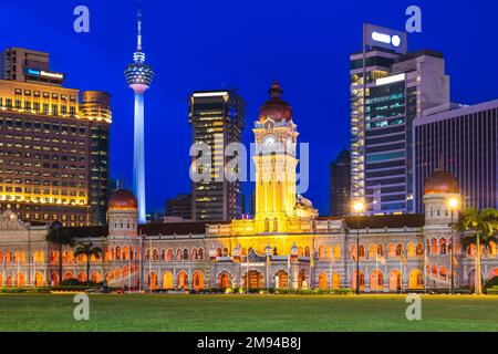 sultan abdul samad-Gebäude in Dataran Merdeka in Kuala Lumpur, Malaysia Stockfoto