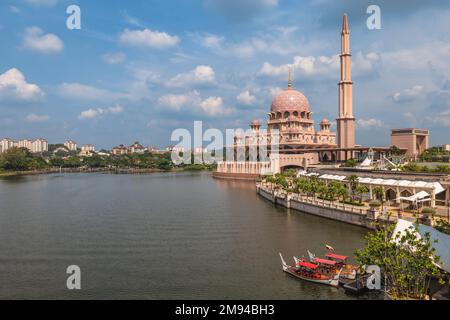 Masjid Putra am Dataran Putra in Putrajaya, malaysia Stockfoto