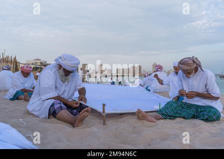Katara 12. Traditional Dhow Festival, Doha, Katar. Stockfoto