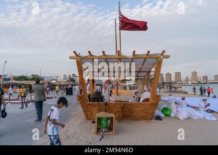 Katara 12. Traditional Dhow Festival, Doha, Katar. Stockfoto