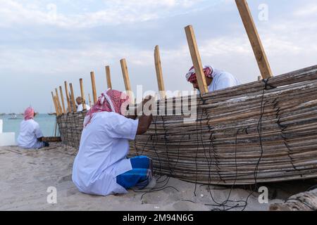 Katara 12. Traditional Dhow Festival, Doha, Katar. Stockfoto