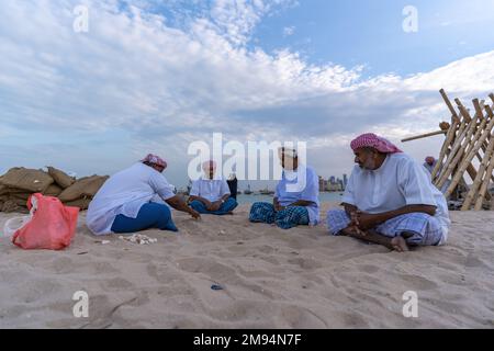 Katara 12. Traditional Dhow Festival, Doha, Katar. Stockfoto