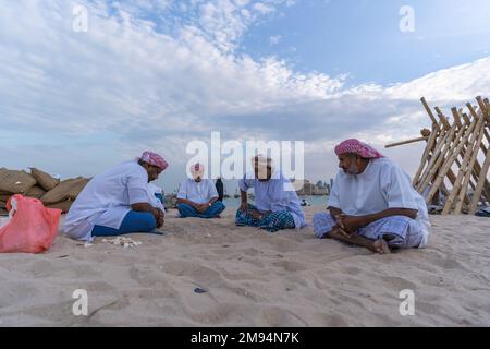 Katara 12. Traditional Dhow Festival, Doha, Katar. Stockfoto