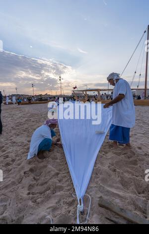 Katara 12. Traditional Dhow Festival, Doha, Katar. Stockfoto