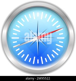 Kompasssymbol, Vektor EPS10-Darstellung Stock Vektor