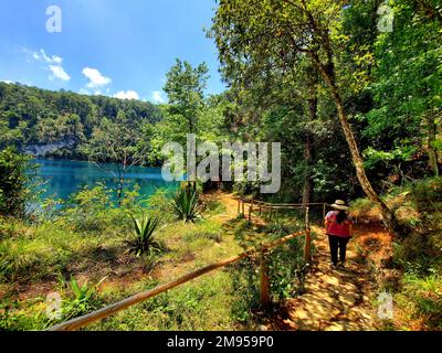 Seen von Montebello, Chiapas, Mexiko in der Nähe der guatemaltekischen Grenze Stockfoto