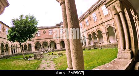 Kloster des alten Klosters von San Francisco, Lugo's Provincial Museum, Lugo City, Lugo, Galicien, Spanien, Europa Stockfoto