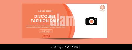 Online-Marketing-Webinar Deckbanner Vorlage für Social-Media-Beitrag. Webbanner-Vorlage für digitales Marketing Stock Vektor