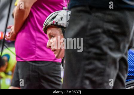 Tatyana McFadden Rollstuhlsportler, die 800m T54 bei den World para Athletics Championships 2017 im Olympiastadion in London, Großbritannien, teilnahm Stockfoto