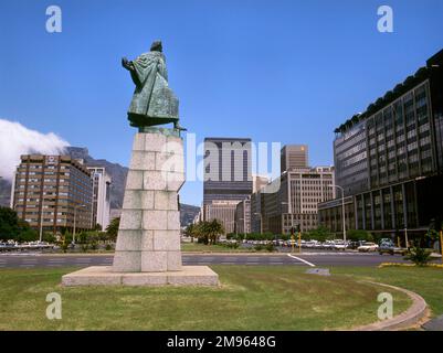 BARTHOLOMEW DIAZ Denkmal für den portugiesischen Entdecker, der erste Europäer, der das Kap der Guten Hoffnung in Kapstadt, Südafrika, gesehen hat. Stockfoto