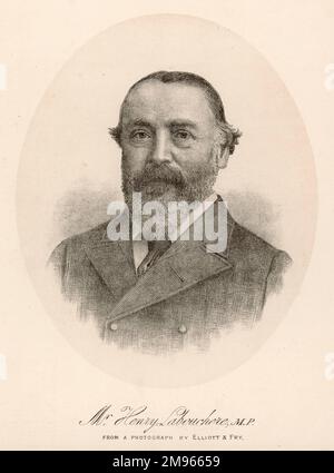 HENRI DU PRE LABOUCHERE Journalist und liberaler Politiker. Ich habe das Wochenjournal "Wahrheit" gegründet. Stockfoto