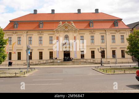 Das Jüdische Museum, ehemals das Kollegienhaus, in Berlin, Deutschland, erbaut im Jahr 1737. Die Ausstellungen decken zwei Jahrtausende deutscher jüdischer Geschichte ab. Stockfoto