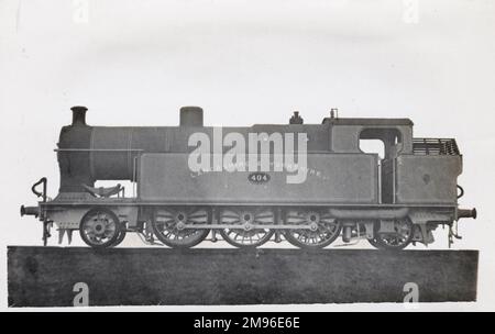 Lokomotive Nr. 404, 2-6-2 Stockfoto