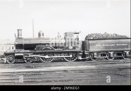 Lokomotive Nr. 126 'Loch Tummel' 4-4-0 Stockfoto