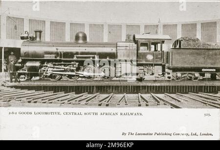 2-8-2 Güterlokomotive Nr. 729 Stockfoto