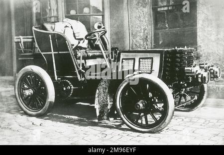 Rennsport Auto, Gordon Bennett Napier, 16 PS mit einem 4-Zylinder-Motor, 1901 Stockfoto