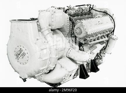 Napier Deltic MTB CT18 - 42K-Motor, kostenlos-gekühlten Turbolader Stockfoto