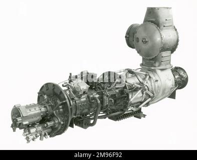 Napier Oryx, Reaktionshubschrauber Gasproduzent mit oberer Gassammelbox Stockfoto