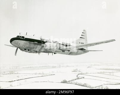 Napier Eland Airliner G ANVP eine Convair Liner 340 im Flug über Bedfordshire August 1956 Stockfoto