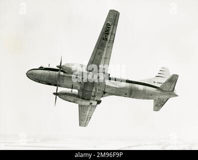 Napier Eland Airliner G ANVP eine Convair Liner 340 im Flug über Bedfordshire August 1956 Stockfoto