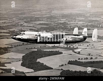 Elisabethanischer G ALFR-Umbauprototyp im Flug. Stockfoto