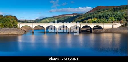 Ashopton Viaduct Derbyshire Peak District UK Stockfoto