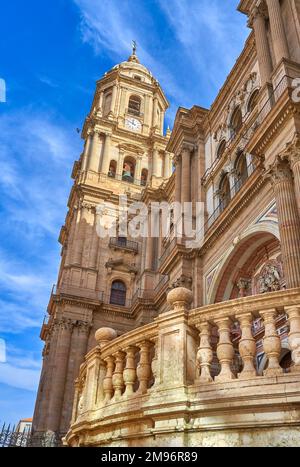 Kathedrale von Malaga, Plaza del Obispo, Provinz Malaga, Andalusien, Spanien Stockfoto