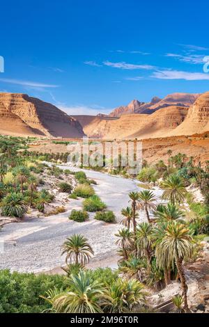 Landschaft von Ziz Valley, Marokko, Afrika Stockfoto