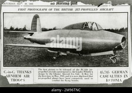 Gloster Experimental Jet Aircraft E.28/39, manchmal auch inoffiziell Pioneer genannt. Stockfoto