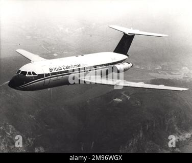 BAC One-Eleven 201AC, G-ASTJ, von British Caledonian. Stockfoto