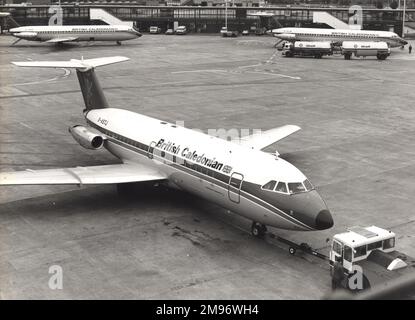 BAC One-Eleven 201AC, G-ASTJ, Royal Burgh of Dunfermline, of British Caledonian. Stockfoto