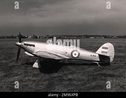 Hawker Hurricane 2-31 Zweisitzer-Trainer, abgeleitet von einer IIC, die 1946 nach Persien geliefert wurde. Stockfoto