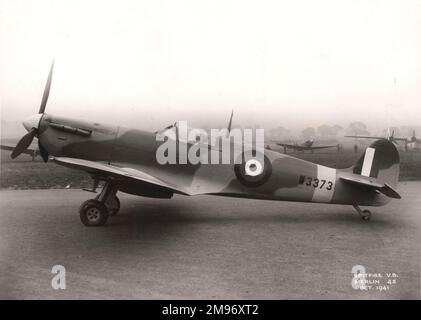 Supermarine Spitfire VB, W3373. Oktober 1941. Stockfoto