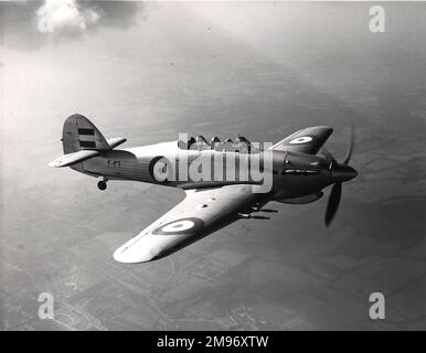 Hawker Hurricane 2-31 Zweisitzer-Trainer, abgeleitet von einer IIC, die 1946 nach Persien geliefert wurde. Stockfoto