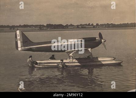 Supermarine S6B, S1595, jetzt ausgestellt im Wissenschaftsmuseum. Stockfoto