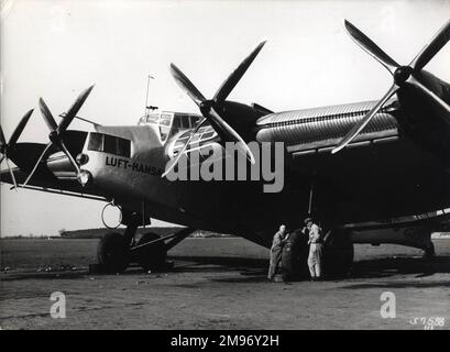 Der zweite und letzte Junker G38, D-2500. Stockfoto