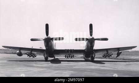 Nordamerikanische P-82 Twin Mustang. Stockfoto