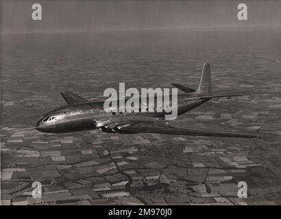 Der erste Prototyp des De Havilland DH106 Comet, G-5-1 (später als G-ALVG eingetragen). 6. August 1949. Stockfoto