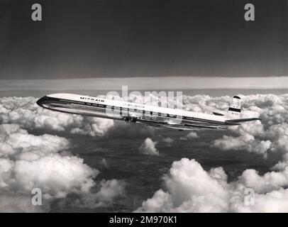 De Havilland DH106 Comet 4C, SU-ALC, aus Misrair. Stockfoto