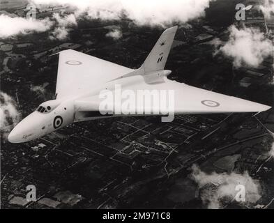 Der erste Prototyp von Avro Vulcan, VX770. Stockfoto