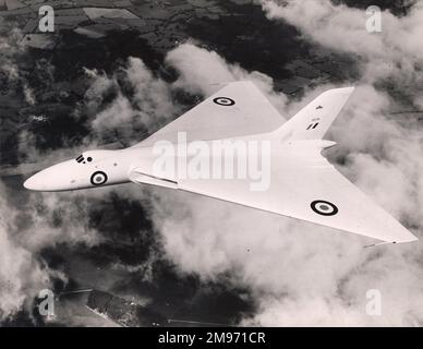 Der erste Prototyp von Avro Vulcan, VX770. Stockfoto