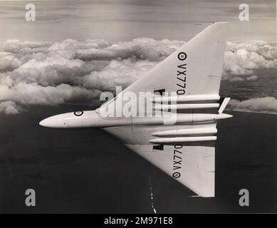 Der erste Prototyp von Avro Vulcan, VX770. Stockfoto