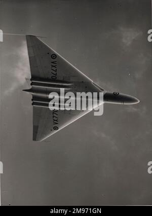 Der erste Prototyp von Avro Vulcan, VX770. Stockfoto