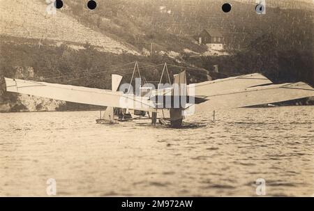 Der Flugplatz wurde 1914 von Curtiss umgebaut. Stockfoto